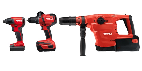 喜利得電池適用于12 V、22 V及36 V充電式工具平臺(tái)